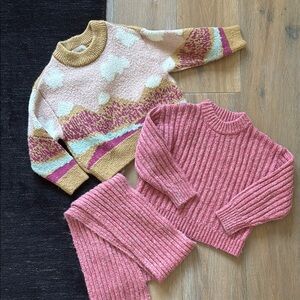 Zara Kids Knit Sweater Set in size 6-7